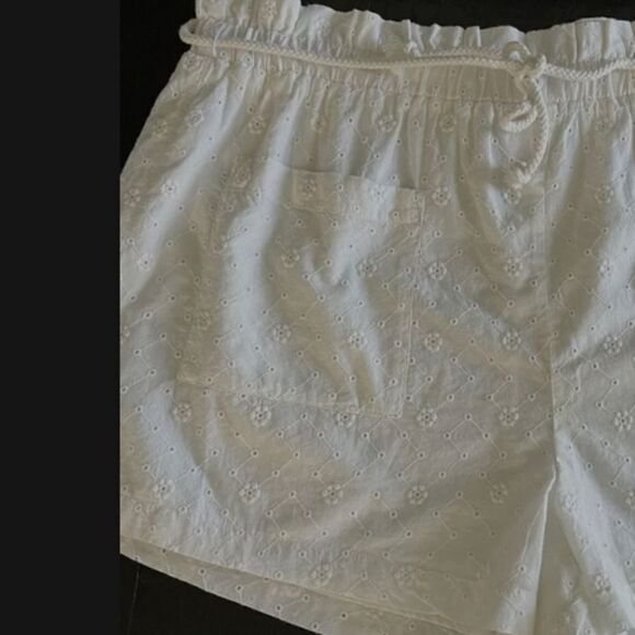 Women's Lc Lauren Conrad Smocked Waist Pull-On Shortie Shorts size M - Picture 6 of 11